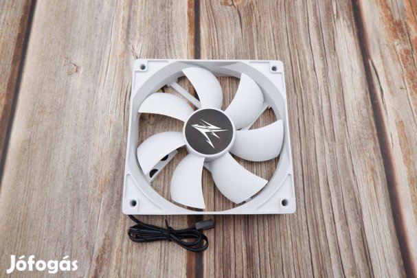 Zalman 12cm számítógép ház hűtő ventilátor fehér ZA1225ASL