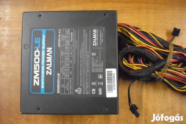 Zalman ZM500-LE tápegység! Akcióó!