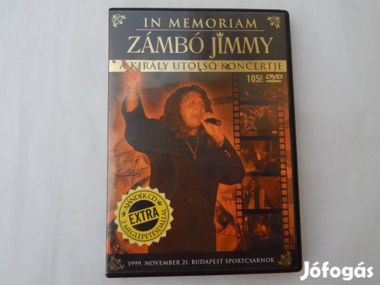 Zámbó Jimmy A király Utolsó Koncertje DVD 2 Lemezes Szett