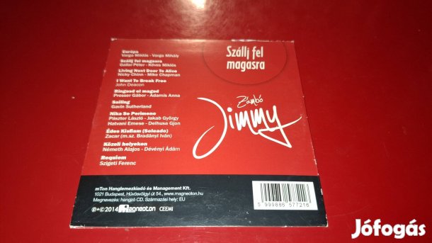 Zámbó Jimmy Betiltott dalok 1 Szállj fel magasra Cd 2014
