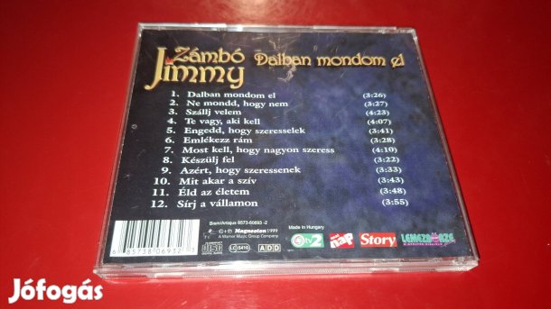 Zámbó Jimmy Dalban mondom el Cd 1999