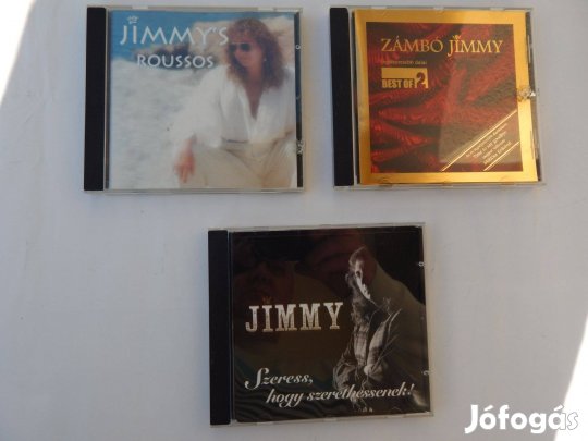 Zámbó Jimmy Zenei CD Lemezek 3-as Szettben Eredeti