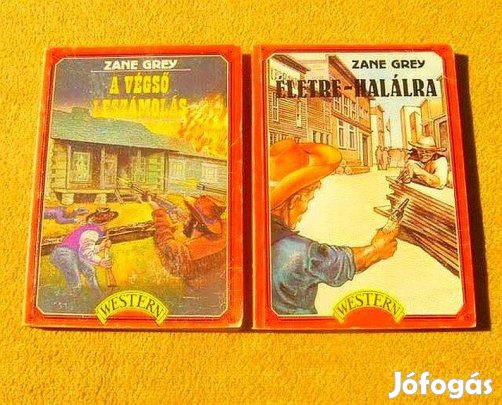 Zane Grey (Western) könyvek