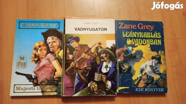 Zane Grey könyvcsomag / 3 db könyv