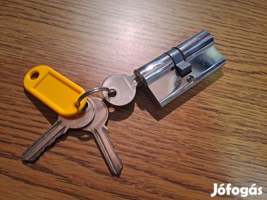 Zár zárbetét hengerzár 3 kulccsal 30/35 mm 65 mm