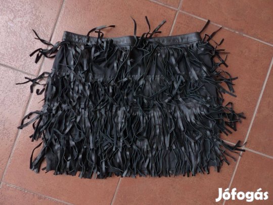 Zara Basic rojtos bőrszoknya