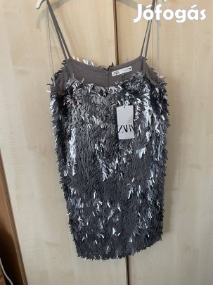 Zara Flitteres alkalmi női L-es  ruha