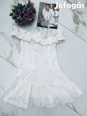 Zara Madeira csipke ruha M