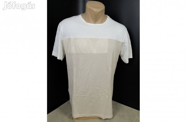 Zara Man fehér vajszínű rövid ujjú póló