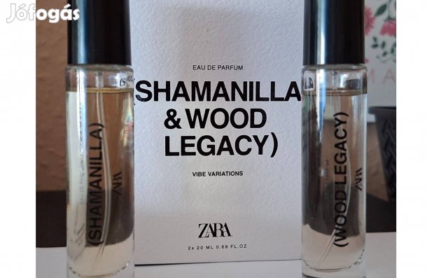 Zara Shamanilla és Wood Legacy férfi parfüm szett (2 parfüm)