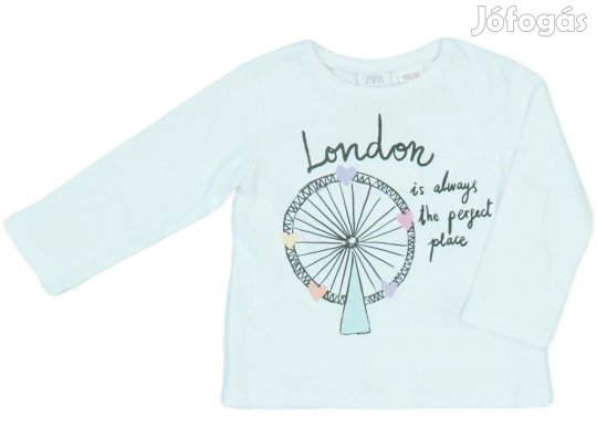 Zara Új (címkés) Lány Hosszú ujjú felső (Méret: 86)