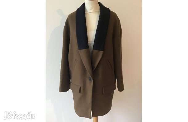 Zara, barna, szép női kabát M-es
