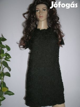 Zara fekete elől csipke hátul sima exkluzív ruha béléses.S méret
