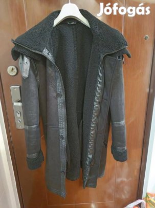 Zara férfi télikabát M-es méret, fekete