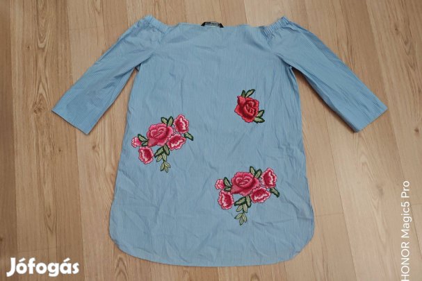 Zara hímzett pamut női tunika L