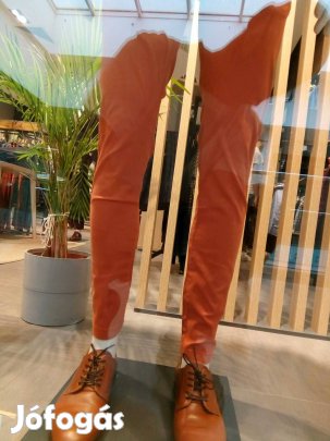 Zara man téglavörös sztrecs farmernadrág 34 x 34 ( EU 44) Új