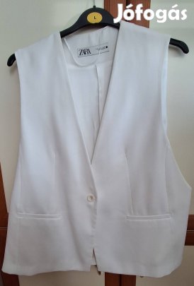 Zara női fehér mellény  L-es
