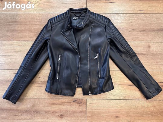 Zara női műbőr motoros stilusú dzseki XS-es