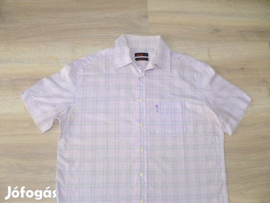 Zara rövid ujjú kockás ing (L)