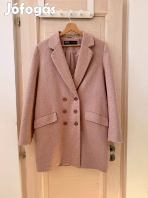 Zara rózsaszín szövetkabát