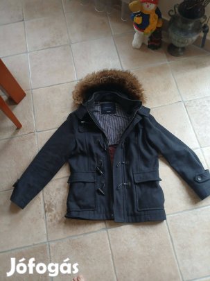 Zara szövet kapucnis kabát