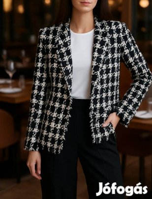 Zara tweed blézer zakó xs-s 