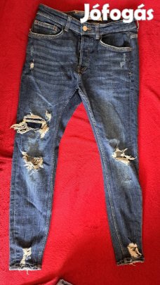 Zara új sötétkék férfi nadrág - 40-es méret - gombos, modern stílus ??