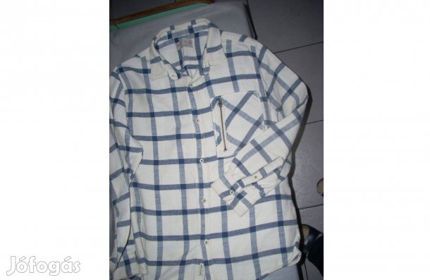 Zara újszerű meleg fiúing 10é- 140cm