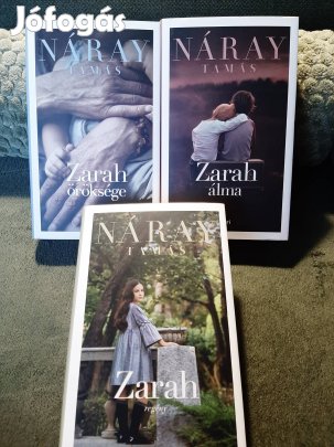 Zarah, Zarah Öröksége Zarah Álma,Náray Tamás Új Olvasatlan Könyvek