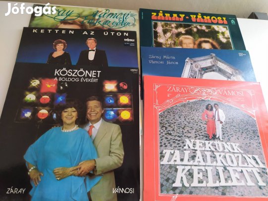 Záray-Vámosi bakelit nagylemezek