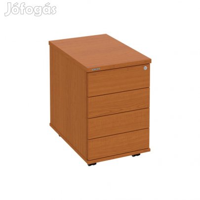 Zárható 4 fiókos irodai konténer K34CPTON cseresznye