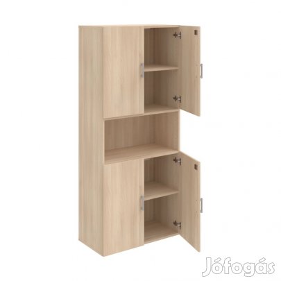 Zárható irodai szekrény Drive DZ5 8005 akác