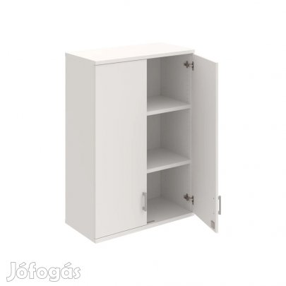 Zárható irodai szekrény Strong SZ3 8001H fehér