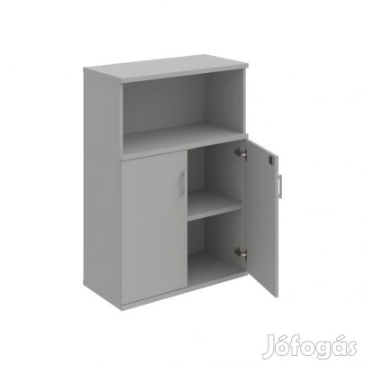 Zárható irodai szekrény Strong SZ3 8002 szürke
