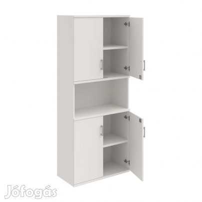 Zárható irodai szekrény Strong SZ5 8005 fehér