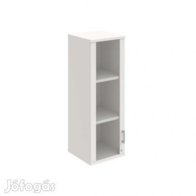 Zárható üveges vitrin Strong SZ3 4002LH fehér