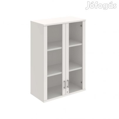 Zárható üveges vitrin Strong SZ3 8004H fehér