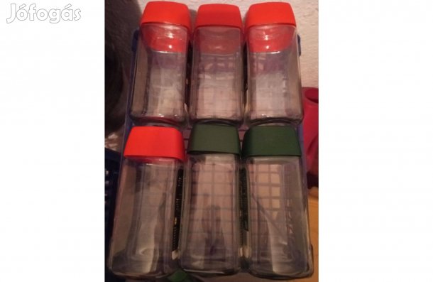 Zárható üvegtárolók