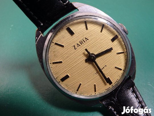 Zarja Zaria Női Retro Régi Karóra Orosz Szovjet Kézihúzós 15 Köves SZE