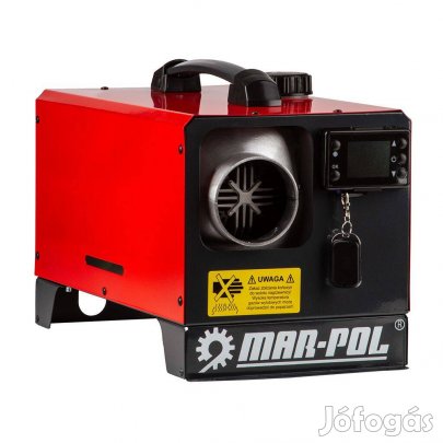 Zárt égésterű gázolajos hőlégfúvó állófűtés 12 kW távirányító - M80951