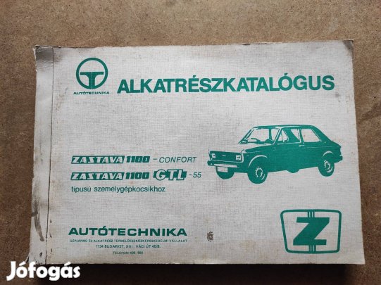 Zastava 1100 és GTL-55 alkatrészkatalógus