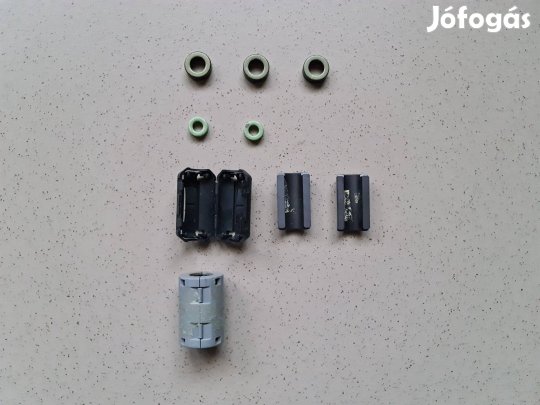 Zavarszűrő ferritgyűrű 7 db philips, tdk egyben
