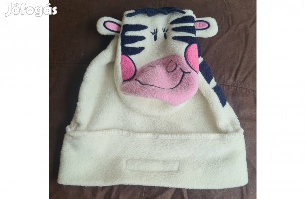 Zebra sapka és báb egyben