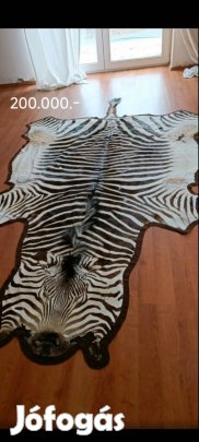 Zebrabőr szőnyeg,zebra faliszőnyeg