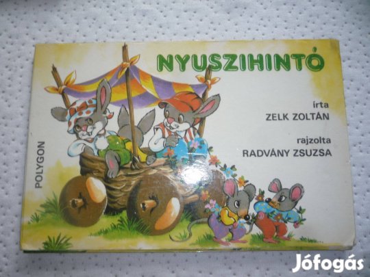 Zelk Zoltán radvány zsuzsa Nyuszihintó leporello 1990