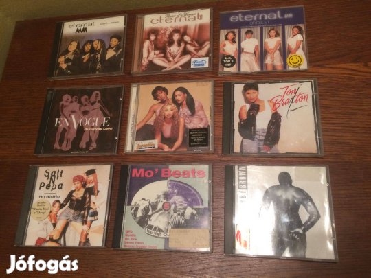 Zene Cd : Eternal, Envogue, Destinis Child, Toni Briston, Salt n pepa