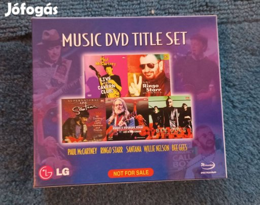 Zenei (tehát extra minőségű hangú DVD, de nem video!!!) DVD 5 db -