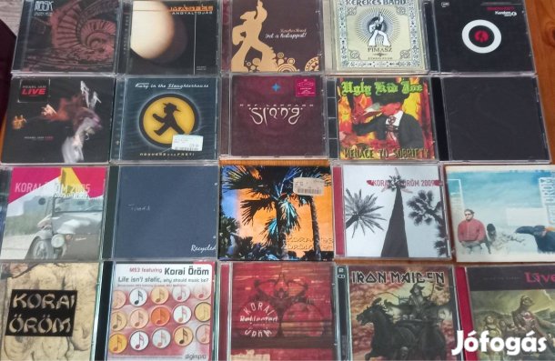 Zenei gyűjtemény CD-k