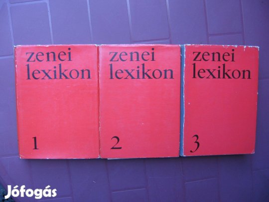 Zenei lexikon 3 kötetben - könyv