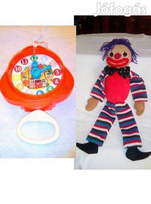 Zenélő babajáték + Rongyláb Bohóc Együtt Új Hibátlanok